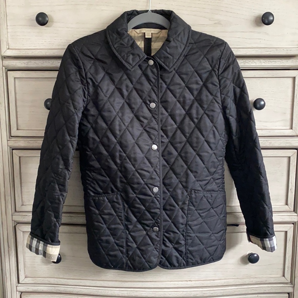 Burberry Brit Diamond Quilted Jacket XS